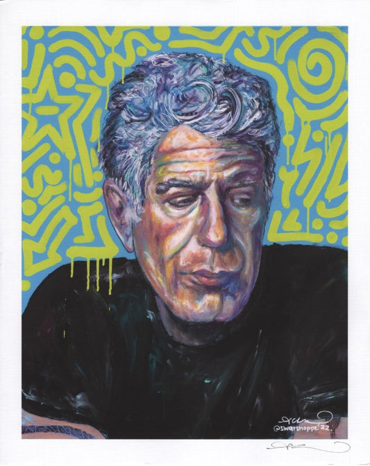 Anthony Bourdain Print