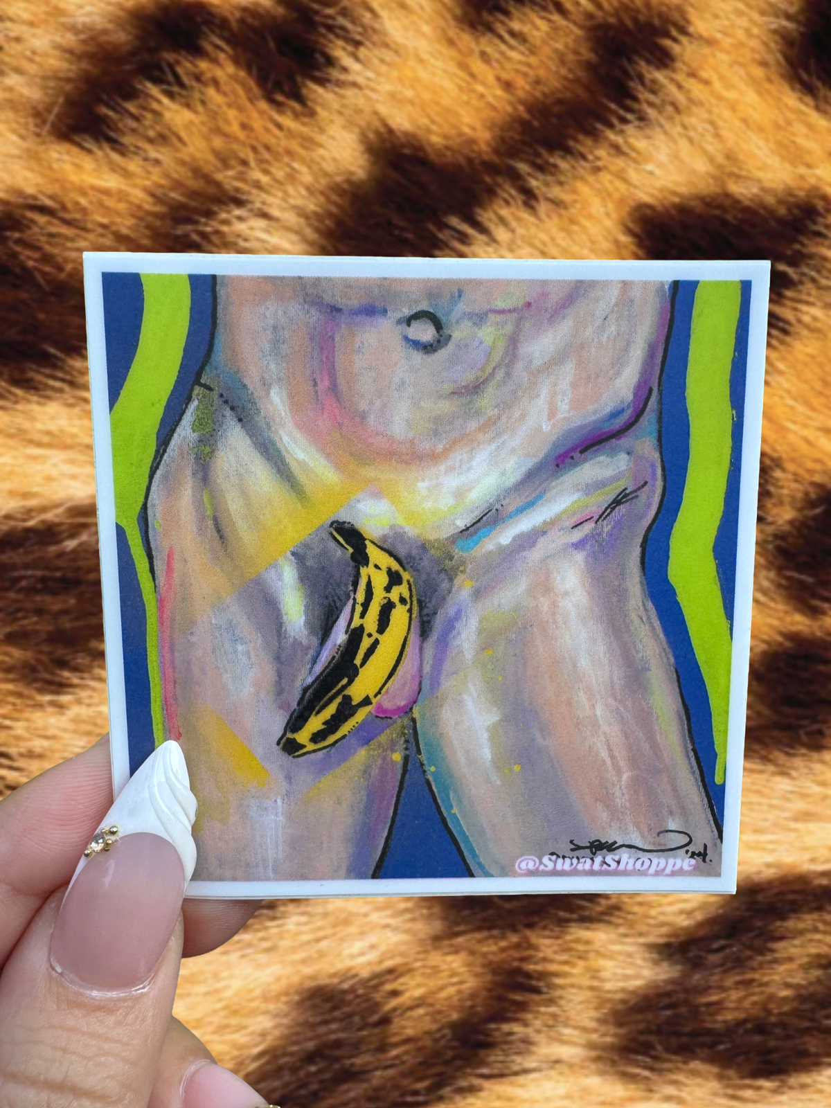 Banana Un-Hammocked Sticker