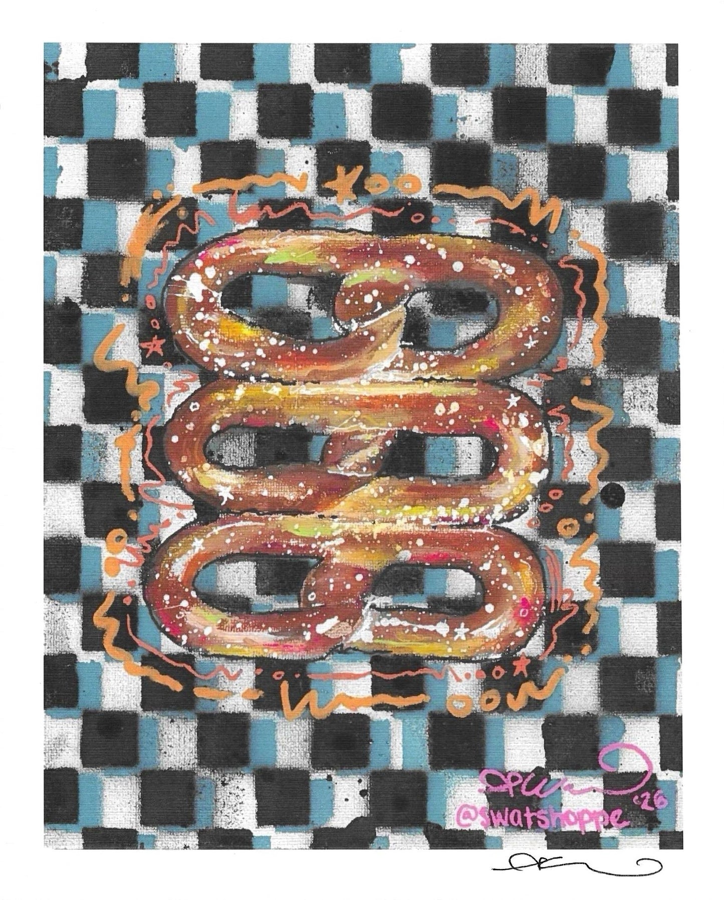 Pretzel Print
