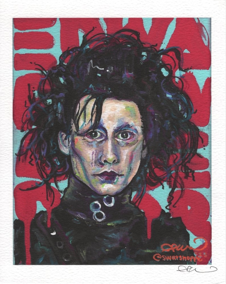 Edward Scissorhands Print