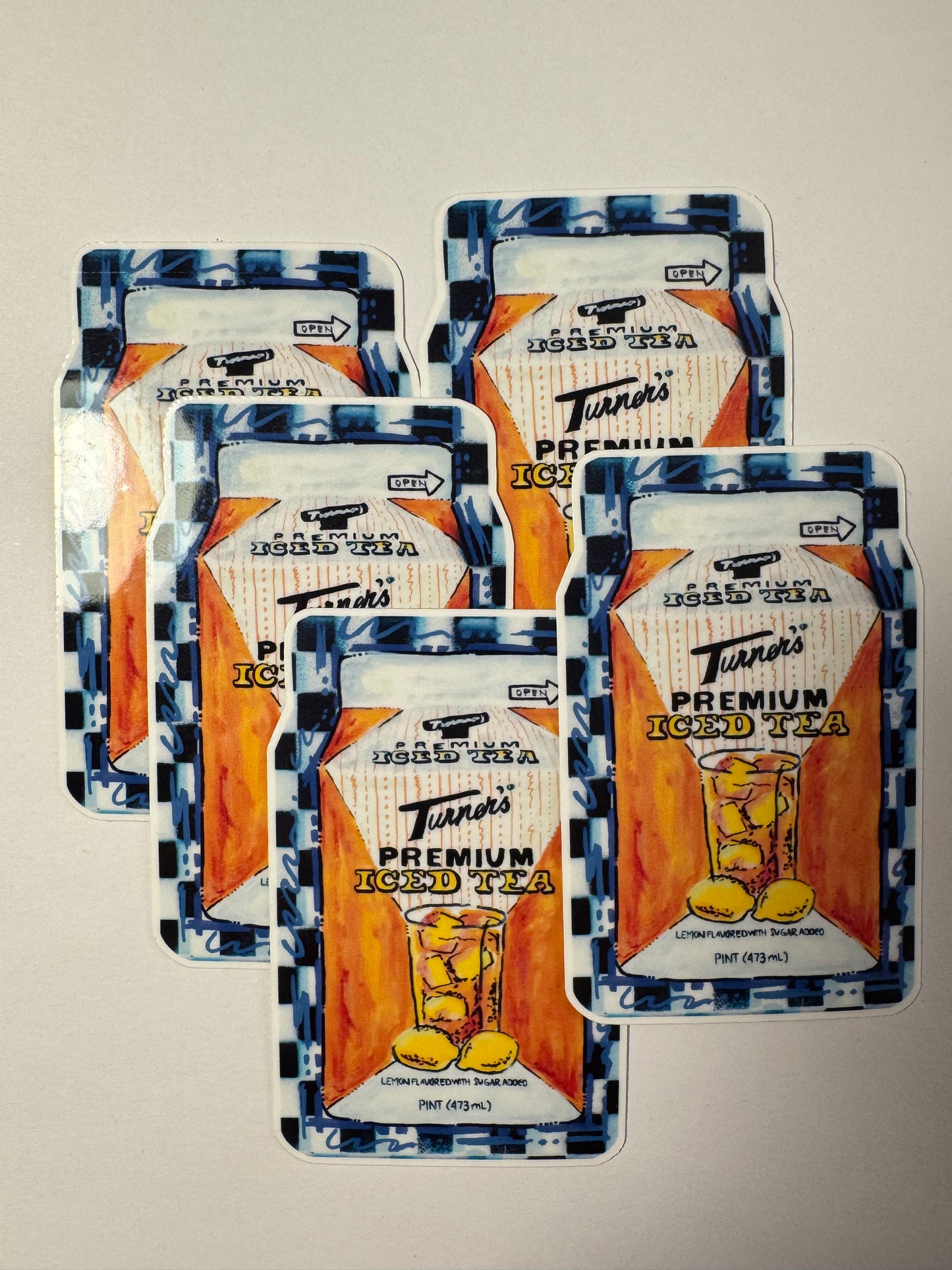 Turners Iced Tea Sticker