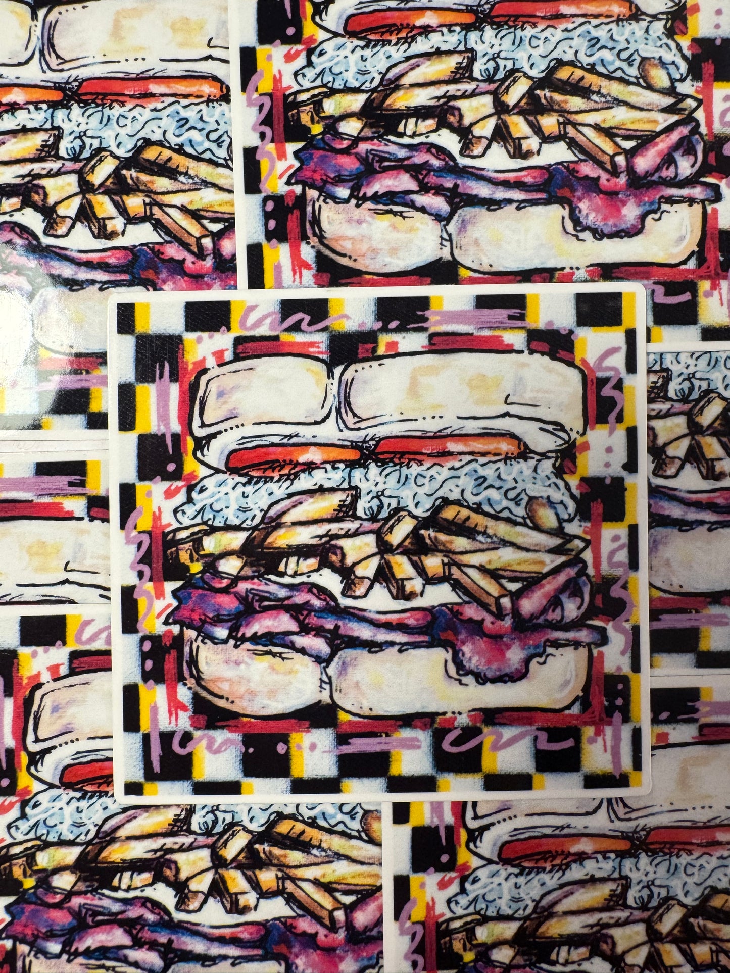 Primantis Sandwich Sticker