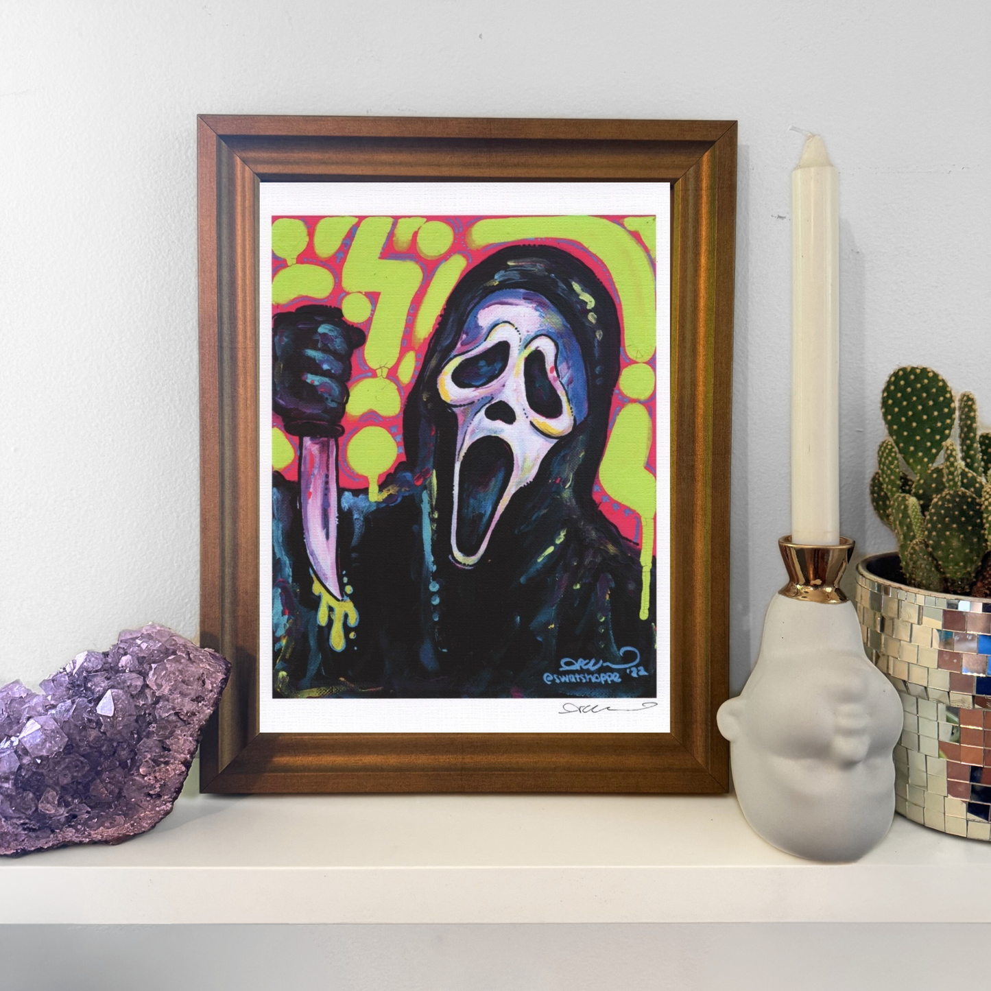 Ghostface Scream Print