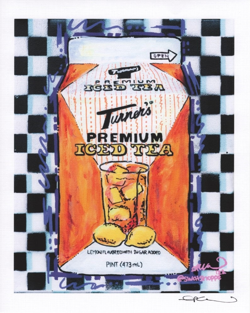 Turners Iced Tea Print
