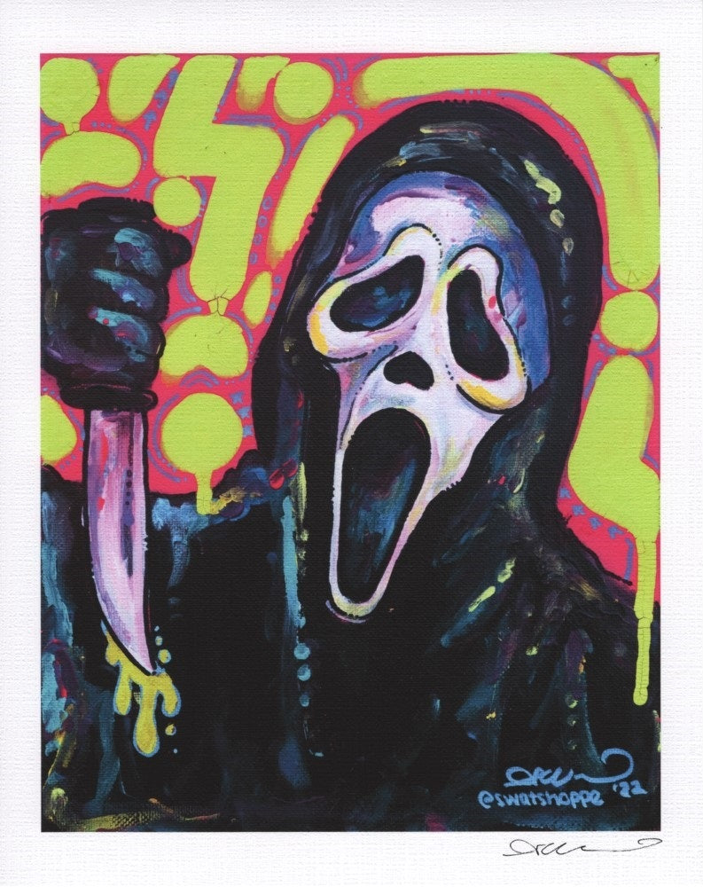 Ghostface Scream Print